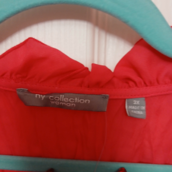 Women's Pink Ruffled Top - Picture 2 of 5